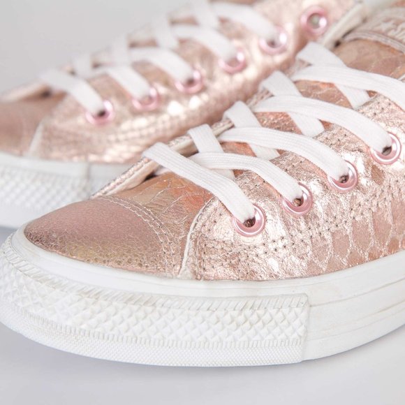 Converse Chuck Taylor All Star OX Low Rose Gold Sneaker Women's Size 9 - 542439C - Picture 2 of 8